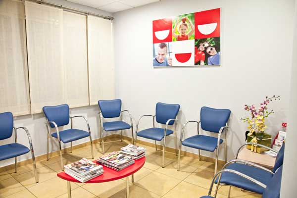 Sala de espera en Dental Carpe
